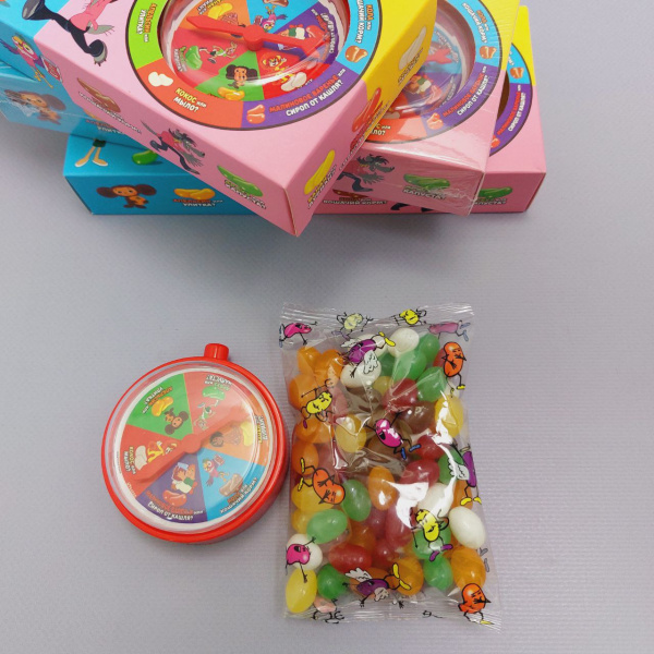 Набор жевательных драже Мармеладские игры. Союзмультфильм (100 г.) Крути, жуй, веселись!